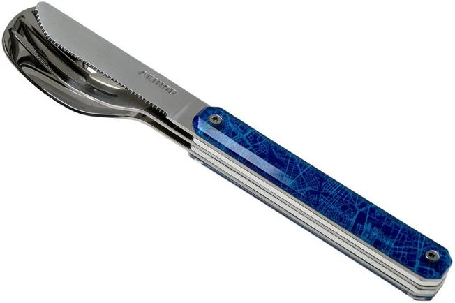 Akinod Straight Magnetic 12H34 Downtown Blue, Outdoor Cutlery 1 Akinod Straight Magnetic 12H34 Downtown Blue, Outdoor Cutlery