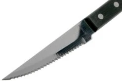 Amefa Pizza 7000 Six Steak Knives, Black -Kitchen Knives Store AM700000BC10BR6 03 amefa