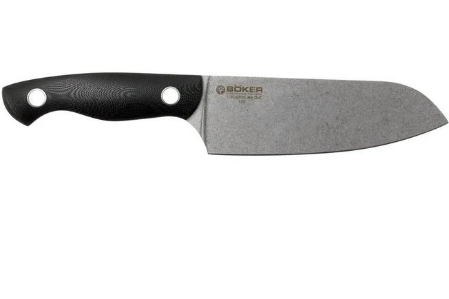 Böker 130266, Saga Santoku, Stonewash Finish 2 Böker 130266, Saga Santoku, Stonewash Finish - Image 2
