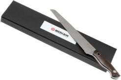 Böker 130381, Saga Bread Knife, Grenadill -Kitchen Knives Store BO130381 09 boker saga stonewash grandil bo130381 09