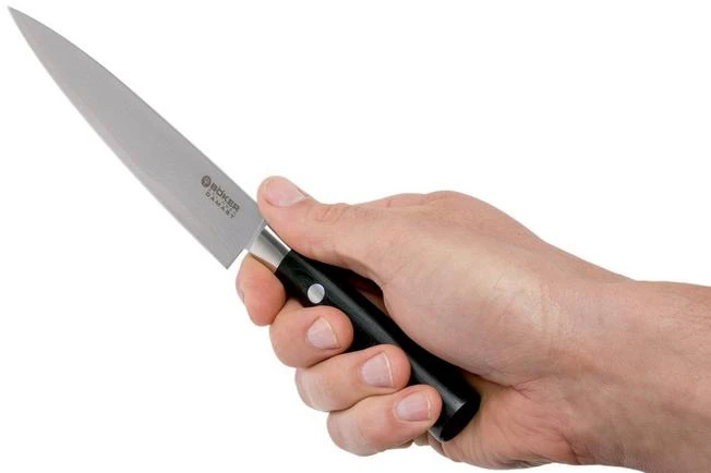 Böker Damast Black Utility Knife 14.5 Cm 130414DAM 6 Böker Damast Black Utility Knife 14.5 Cm 130414DAM - Image 6