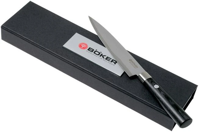 Böker Damast Black Utility Knife 14.5 Cm 130414DAM 7 Böker Damast Black Utility Knife 14.5 Cm 130414DAM - Image 7