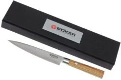 Böker Damast Olive 15.5 Cm Paring Knife, 130434DAM -Kitchen Knives Store BO130434DAM 06 boker damast olive bo130434dam 06
