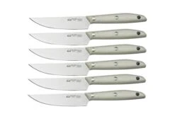 Due Cigni 1896 America 2C1019WSET6, 6-piece Steak Knife Set, White