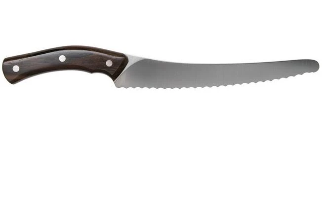 Due Cigni Arne Line Bread Knife 23 Cm, Ziricote 2 Due Cigni Arne Line Bread Knife 23 Cm, Ziricote - Image 2