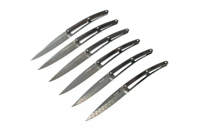 Deejo Geometrie 6AB000102 Ebony Wood, 6-piece Steak Knife Set 2 Deejo Geometrie 6AB000102 Ebony Wood, 6-piece Steak Knife Set - Image 2