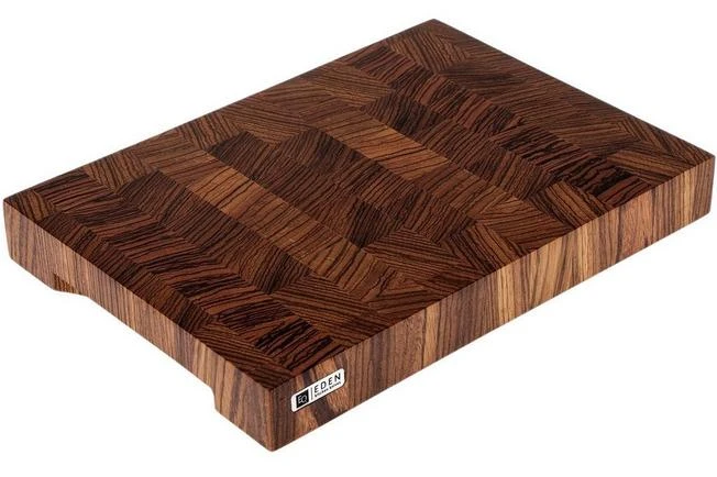 Eden Chopping Board Zebrano Wood EQP003-3525 1 Eden Chopping Board Zebrano Wood EQP003-3525