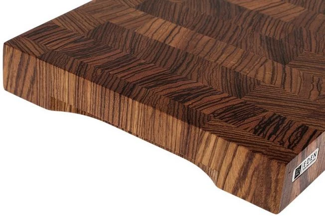 Eden Chopping Board Zebrano Wood EQP003-3525 2 Eden Chopping Board Zebrano Wood EQP003-3525 - Image 2
