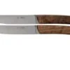 Fontenille Pataud Le Thiers 2-piece Steak Knife Set Walnut Wood Burl, TR2TNO