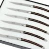 Forge De Laguiole, T6GHIONFRD, Ash Wood Steak Knife Set