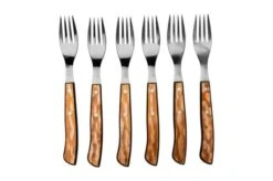 MAM Iberico Brown 14035, Set Of 6 Table Forks