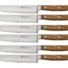 Maserin Apollo Olive 2411-OL 6-piece Steak Knife Set