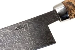 Nesmuk EXCLUSIVE C90 Chef's Knife 18 Cm, Karelian Birch Burl, EDC90BM180 -Kitchen Knives Store NEEDC90BM180 04 nesmuk exclusive needc90bm180 04