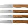 Opinel Facette Olive, 4-piece Table Knife Set