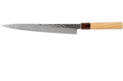 Sakai Takayuki Carving Knife 33-Layer Damascus Hammered WA 25 Cm