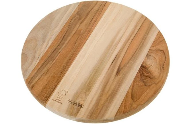 Tramontina Churrasco Round Cutting Board Teak 26cm 2 Tramontina Churrasco Round Cutting Board Teak 26cm - Image 2