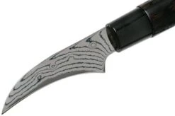 Tojiro Shippu Black Damascus Turning Knife 7 Cm, FD-1590 -Kitchen Knives Store TJFD 1590 03 tojiro sippu black