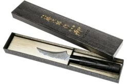 Tojiro Shippu Black Damascus Turning Knife 7 Cm, FD-1590 -Kitchen Knives Store TJFD 1590 08 tojiro sippu black
