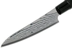 Tojiro Shippu Black Damascus Utility Knife 13 Cm, FD-1592 -Kitchen Knives Store TJFD 1592 03 tojiro sippu black