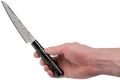 Tojiro Shippu Black Damascus Utility Knife 13 Cm, FD-1592 -Kitchen Knives Store TJFD 1592 06 tojiro sippu black