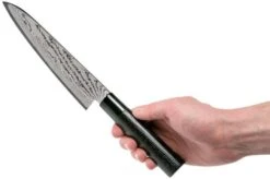 Tojiro Shippu Black Damascus Chef's Knife 18 Cm, FD-1593 -Kitchen Knives Store TJFD 1593 06 tojiro sippu black