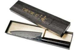 Tojiro Shippu Black Damascus Chef's Knife 18 Cm, FD-1593 -Kitchen Knives Store TJFD 1593 08 tojiro sippu black