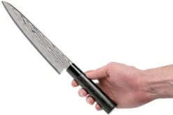 Tojiro Shippu Black Damascus Chef's Knife 21 Cm, FD-1594 -Kitchen Knives Store TJFD 1594 06 tojiro sippu black