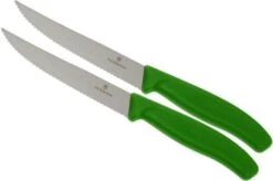 Victorinox Swissclassic Pizza/steak Knife Green, Set Of 2, 6.7936.12L4B