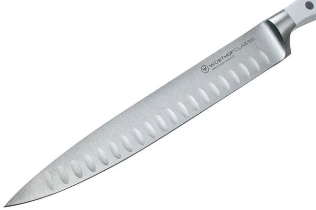 Wüsthof Classic White Carving Knife With Dimples 23 Cm, 1040200823 3 Wüsthof Classic White Carving Knife With Dimples 23 Cm, 1040200823 - Image 3