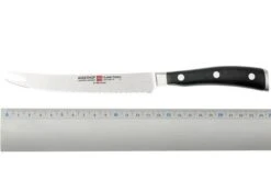 Wüsthof Classic IKON Tomato Knife 14 Cm (5") -Kitchen Knives Store WU4136 05 wusthof classic ikon black 4136 tomatenmes d5 1
