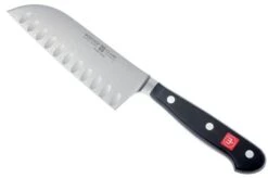 Wüsthof Classic Granton Santoku Knife 14 Cm, 4182 -Kitchen Knives Store WU4182 01 wusthof 4182 14 classic santoku kuiltjes d1