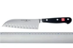 Wüsthof Classic Granton Santoku Knife 14 Cm, 4182 -Kitchen Knives Store WU4182 04 wusthof 4182 14 classic santoku kuiltjes d4