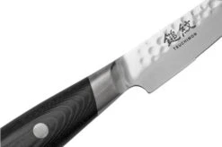Yaxell Tsuchimon 36771 6-piece Steak Knife Set With Knife Block, Black -Kitchen Knives Store YL36771 07 yaxell